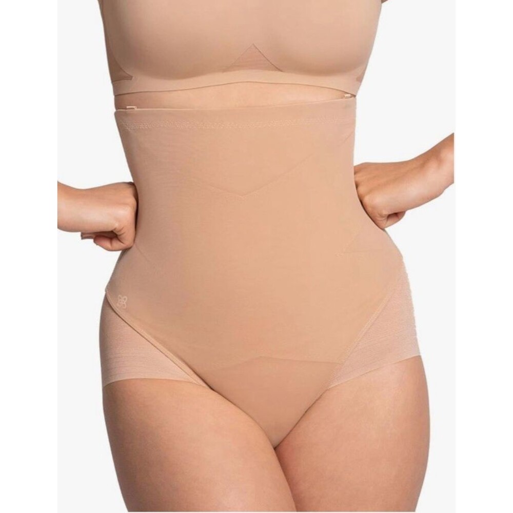 HONEYLOVE Nude SuperPower Brief Size 1x With Straps NWT